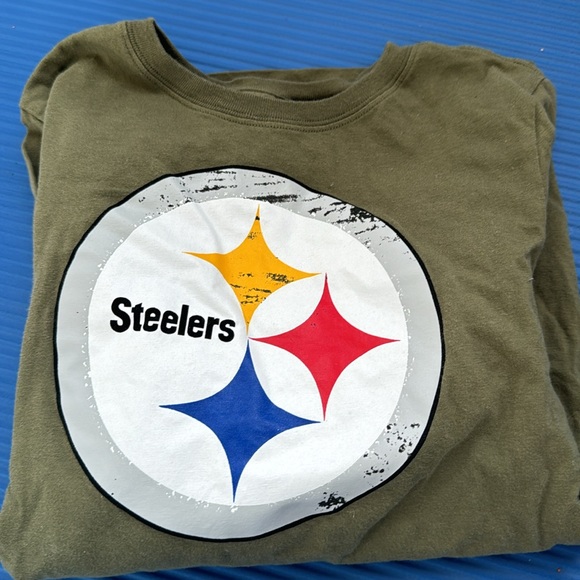 Other - NIKE STEELERS OLIVE SALUTE TO SERVICE LONG SLEEVE T SHIRT. Kids 10/12